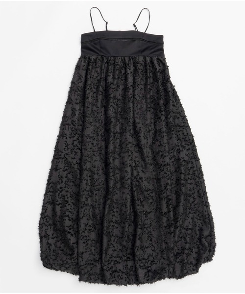 Docking Jacquard Balloon Dress/ドッキングジャガードバルーン