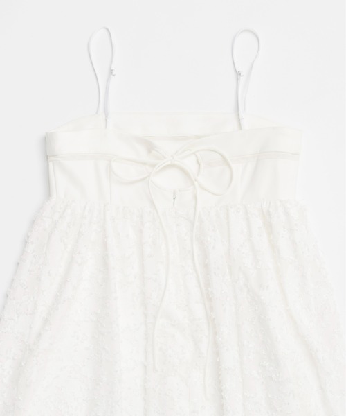 Docking Jacquard Balloon Dress/ドッキングジャガードバルーン