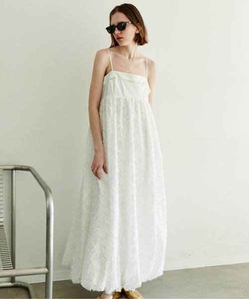 人気ブランドの新作 Docking Dress/ドッキングジャガードバルーン Balloon Jacquard ワンピース
