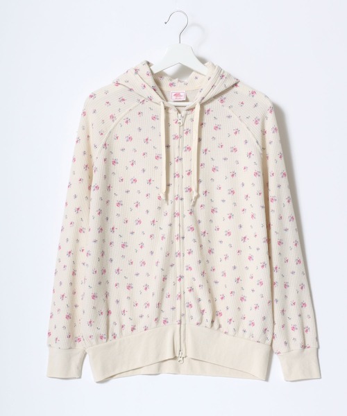 LEONARD フラワープリントパーカージャケット SEQUENZ（シークエンズ）】SQNZ LOGO GLITTER ZIP P/K / ジップ