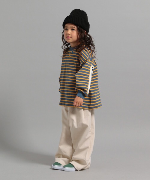 GEORGE'S(ジョージズ)の「【KIDS】ツイルワイドパンツ(チノパンツ・キッズ・ライトブルー/ベージュ/ネイビー・110/130/150)」の8枚目の写真