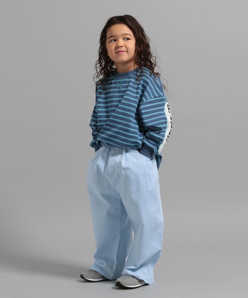 GEORGE'S(ジョージズ)の「【KIDS】ツイルワイドパンツ(チノパンツ・キッズ・ライトブルー/ベージュ/ネイビー・110/130/150)」の15枚目の写真