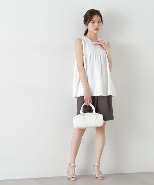 PROPORTION BODY DRESSING(プロポーションボディドレッシング)の「ハーフパンツ / 1215130500(その他パンツ・レディース・オフホワイト/ダークグレー・SMALL/MEDIUM)」の6枚目の写真