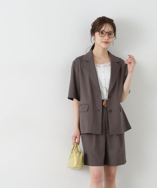 PROPORTION BODY DRESSING(プロポーションボディドレッシング)の「ハーフパンツ / 1215130500(その他パンツ・レディース・オフホワイト/ダークグレー・SMALL/MEDIUM)」の8枚目の写真