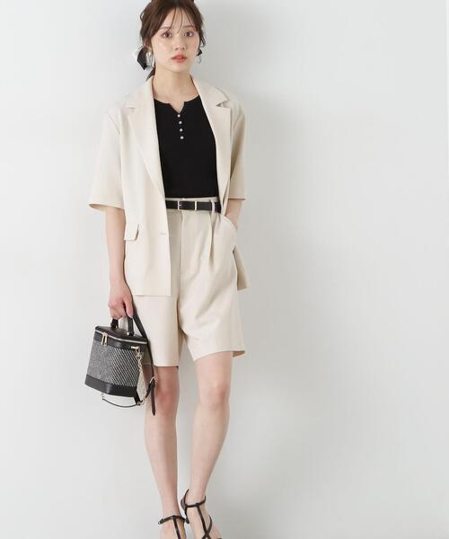 PROPORTION BODY DRESSING(プロポーションボディドレッシング)の「ハーフパンツ / 1215130500(その他パンツ・レディース・オフホワイト/ダークグレー・SMALL/MEDIUM)」の13枚目の写真