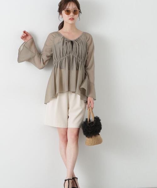 PROPORTION BODY DRESSING(プロポーションボディドレッシング)の「ハーフパンツ / 1215130500(その他パンツ・レディース・オフホワイト/ダークグレー・SMALL/MEDIUM)」の19枚目の写真