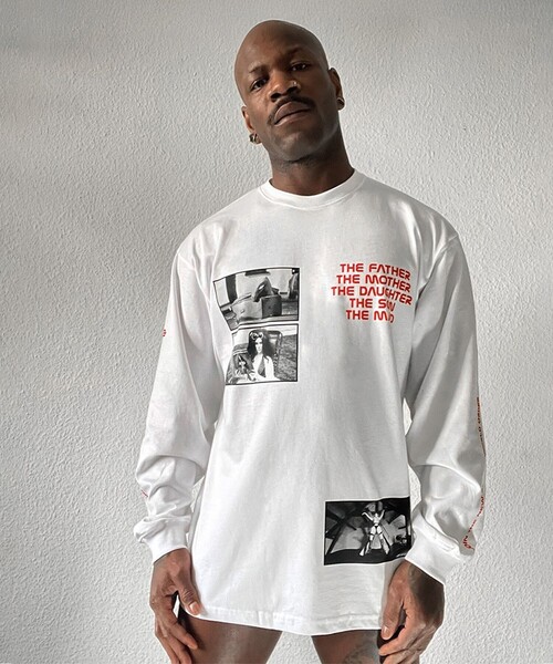 RICHARDSON（リチャードソン）の「【Richardson/リチャードソン】 Richardson x A/POLITICAL x Bruce LaBruce: The Visitor L/S Tee（Tシャツ/カットソー・メンズ・ホワイト/ブラック・M/XL/L）」の5枚目の写真