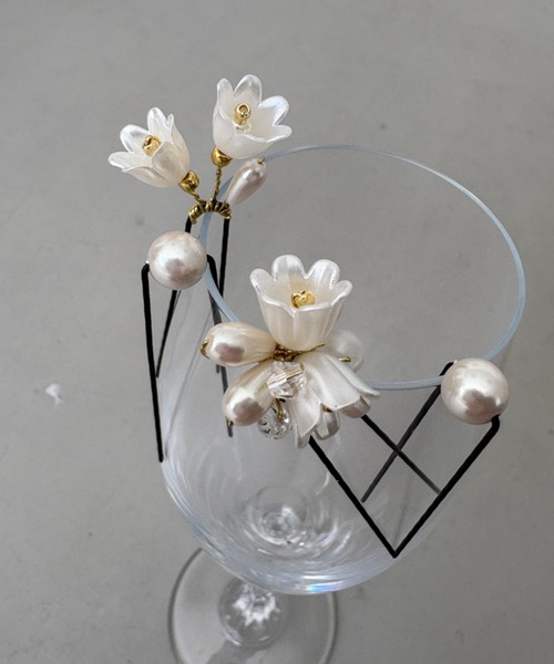 Dorry Doll（ドリードール）の「フラワーパールヘアピンセット（ヘアピン・レディース・シルバー/ゴールド・FREE）」の12枚目の写真