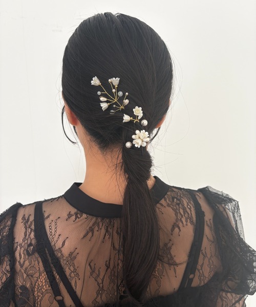 Dorry Doll（ドリードール）の「フラワーパールヘアピンセット（ヘアピン・レディース・シルバー/ゴールド・FREE）」の19枚目の写真