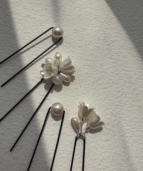 Dorry Doll（ドリードール）の「フラワーパールヘアピンセット（ヘアピン・レディース・シルバー/ゴールド・FREE）」の5枚目の写真
