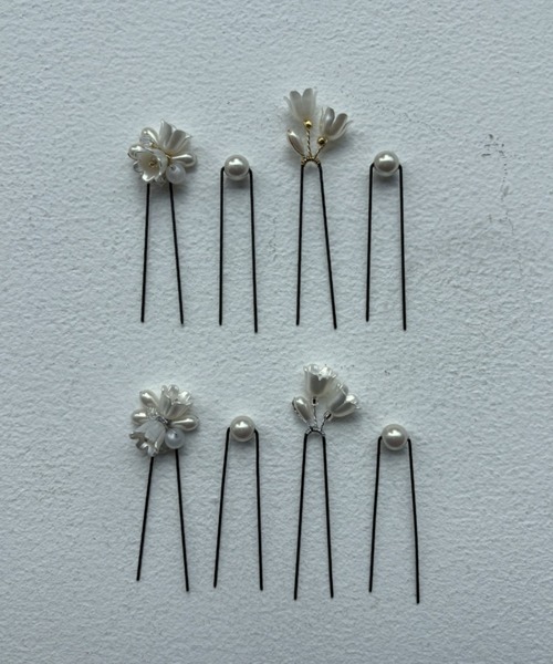 Dorry Doll（ドリードール）の「フラワーパールヘアピンセット（ヘアピン・レディース・シルバー/ゴールド・FREE）」の14枚目の写真