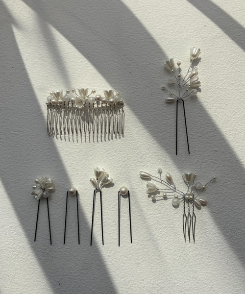 Dorry Doll（ドリードール）の「フラワーパールヘアピンセット（ヘアピン・レディース・シルバー/ゴールド・FREE）」の22枚目の写真