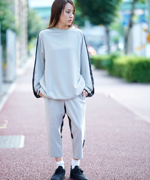 THE MILES（ザ マイルズ）の「GYMTEC 4WAYストレッチワークアウト メッシュ切替クロップドパンツ（その他パンツ・メンズ・ネイビー/ライトグレー/ブラック/ダークグレー・MEDIUM/LARGE/X-LARGE）」の13枚目の写真