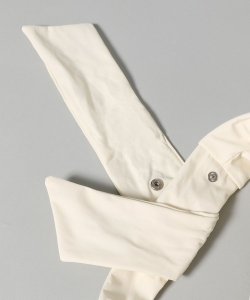 A part by（アパートバイ）の「【別注】OUTDOORリボンバッグ（トートバッグ・レディース・ブラック/アイボリー・FREE）」の11枚目の写真