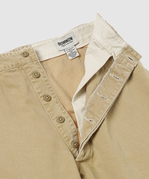 BOW WOW（バウワウ）の「US PRISONER TROUSERS（その他パンツ・メンズ・カーキ・XL/L）」の4枚目の写真