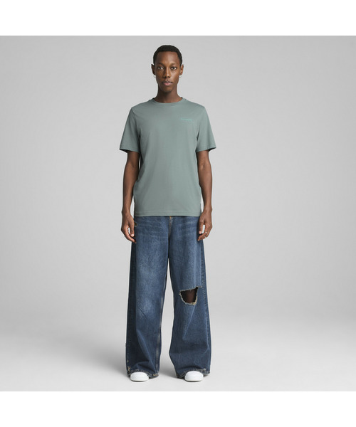 PUMA(プーマ)の「PUMA プーマ メンズ グラフィックス 3 サークル 半袖 Tシャツ(Tシャツ/カットソー・メンズ・グリーン系その他/ホワイト/ブラック・X-LARGE/XX-LARGE/SMALL/LARGE/MEDIUM)」の15枚目の写真