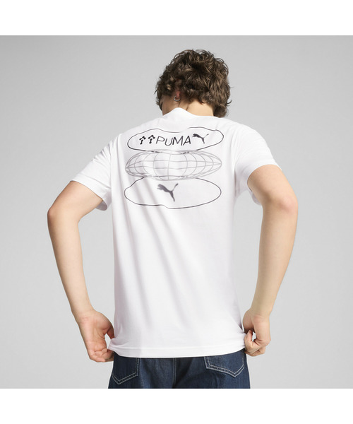 PUMA(プーマ)の「PUMA プーマ メンズ グラフィックス 3 サークル 半袖 Tシャツ(Tシャツ/カットソー・メンズ・グリーン系その他/ホワイト/ブラック・X-LARGE/XX-LARGE/SMALL/LARGE/MEDIUM)」の18枚目の写真