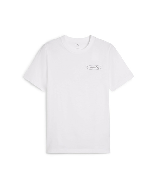PUMA(プーマ)の「PUMA プーマ メンズ グラフィックス 3 サークル 半袖 Tシャツ(Tシャツ/カットソー・メンズ・グリーン系その他/ホワイト/ブラック・X-LARGE/XX-LARGE/SMALL/LARGE/MEDIUM)」の6枚目の写真