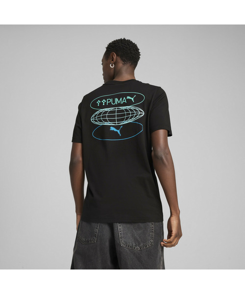 PUMA(プーマ)の「PUMA プーマ メンズ グラフィックス 3 サークル 半袖 Tシャツ(Tシャツ/カットソー・メンズ・グリーン系その他/ホワイト/ブラック・X-LARGE/XX-LARGE/SMALL/LARGE/MEDIUM)」の8枚目の写真