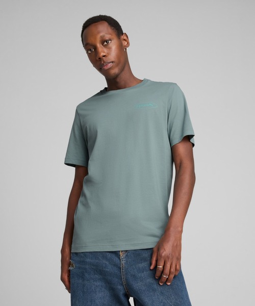PUMA(プーマ)の「PUMA プーマ メンズ グラフィックス 3 サークル 半袖 Tシャツ(Tシャツ/カットソー・メンズ・グリーン系その他/ホワイト/ブラック・X-LARGE/XX-LARGE/SMALL/LARGE/MEDIUM)」の3枚目の写真