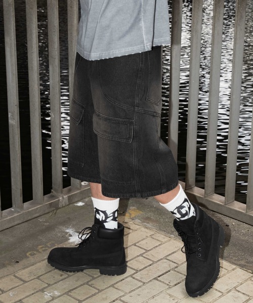 韓国*UMBRO■クラシック カーゴ ショートパンツ セール】SHORT ROUND/【25年春夏新作】スウィッチングデニム