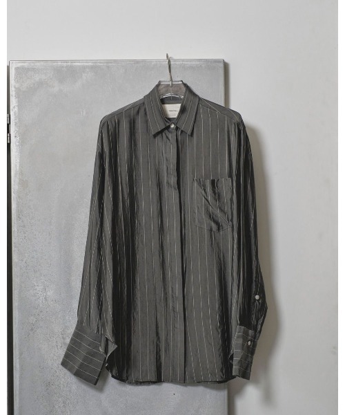 TODAYFUL（トゥデイフル）の「TODAYFUL Stripe Silky Shirts 12510416