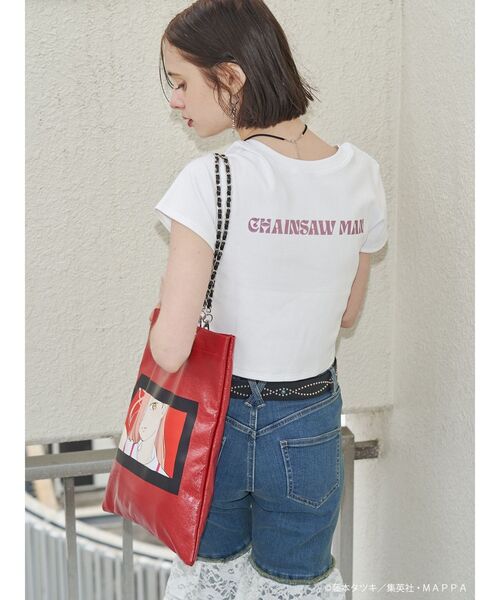 tシャツ 「TVアニメ「チェンソーマン」」フィットシーンTシャツ レディース TVアニメ『チェンソーマン』】フィットシーンTシャツ