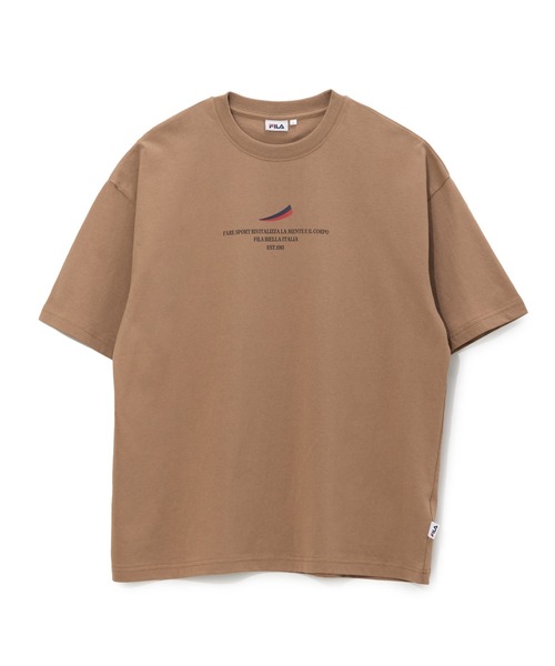 FILA ブラウンTシャツとベージュのスコート　セットアップ　S FILA ブラウンTシャツとベージュのスコート セットアップ S FILA