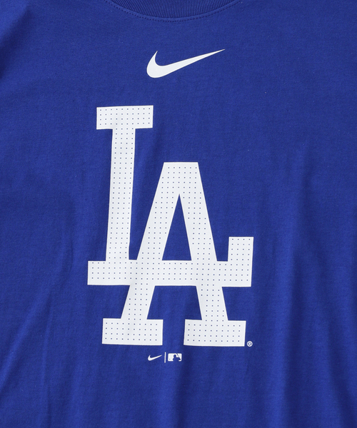 NIKE(ナイキ)の「MLB LA Logo Cotton Tee(Tシャツ/カットソー・メンズ・ブルー系その他・MEDIUM/LARGE)」の3枚目の写真