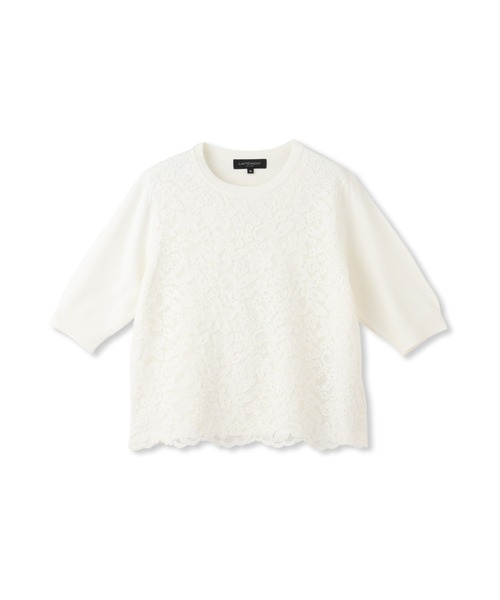 ボタニカルレース×ニットプルオーバー セール】ボタニカルレース×ニットプルオーバー（ニット/セーター