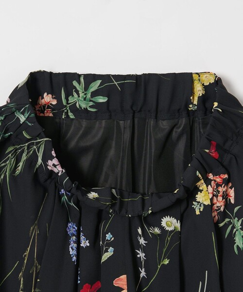 EMMEL REFINES(エメルリファインズ)の「<EMMEL REFINES>EM フラワープリント イージーパンツ(その他パンツ・レディース・ブラック/オフホワイト・M/S)」の11枚目の写真