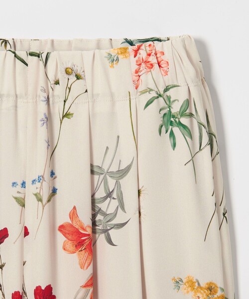 EMMEL REFINES(エメルリファインズ)の「<EMMEL REFINES>EM フラワープリント イージーパンツ(その他パンツ・レディース・ブラック/オフホワイト・M/S)」の16枚目の写真