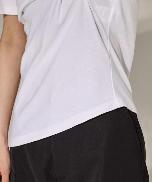 RIV NOBUHIKO（リブノブヒコ）の「【riv nobuhiko/リブノブヒコ】ACHI T-SHIRT/アーチTシャツ（Tシャツ/カットソー・レディース・ブラック/ホワイト・FREE）」の12枚目の写真