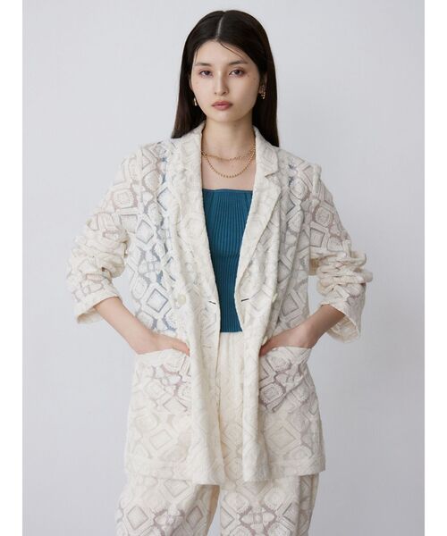 MURUA ムルーア ルーズテーラードジレ MURUA（ムルーア）の「ルーズテーラードジレ（ベスト）」 - WEAR