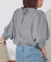 Pierrot（ピエロ）の「ボリュームパフスリーブブラウス（シャツ/ブラウス・レディース）」