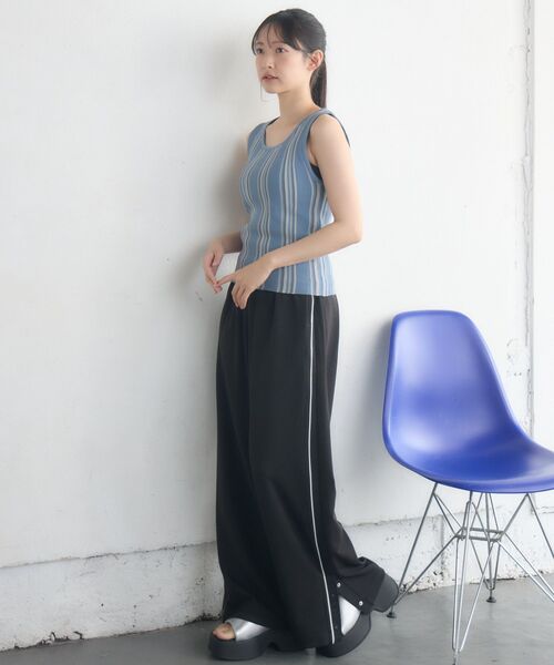 RETRO GIRL（レトロガール）の「ポンチワイドPT（その他パンツ・レディース・ベージュ/ブラック・FREE）」の20枚目の写真