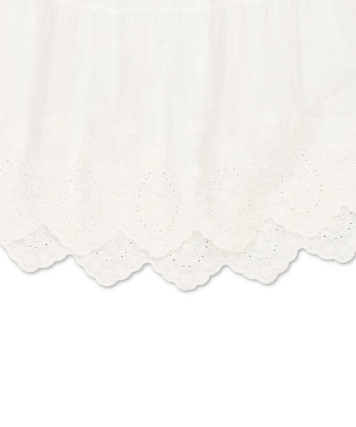 SPINNS(スピンズ)の「コットンキャミワンピース/裾レース/NEO森ガール(ワンピース・レディース・アイボリー・ONESIZE)」の14枚目の写真