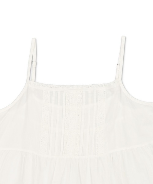 SPINNS(スピンズ)の「コットンキャミワンピース/裾レース/NEO森ガール(ワンピース・レディース・アイボリー・ONESIZE)」の15枚目の写真