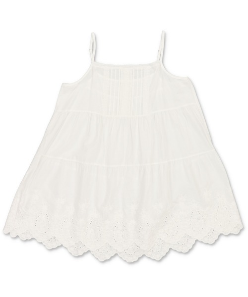 SPINNS(スピンズ)の「コットンキャミワンピース/裾レース/NEO森ガール(ワンピース・レディース・アイボリー・ONESIZE)」の17枚目の写真