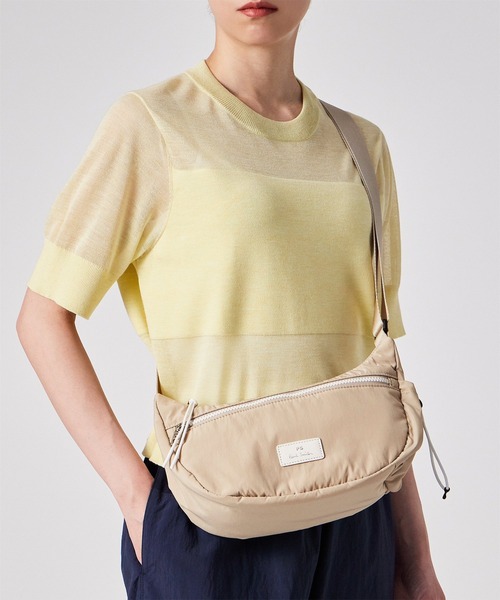 ユッキ様★新品★ポールスミス★キャンパスロゴショルダーバッグサコッシュ★モカ ポール・スミス(Paul Smith) バッグ メンズ メッセンジャー