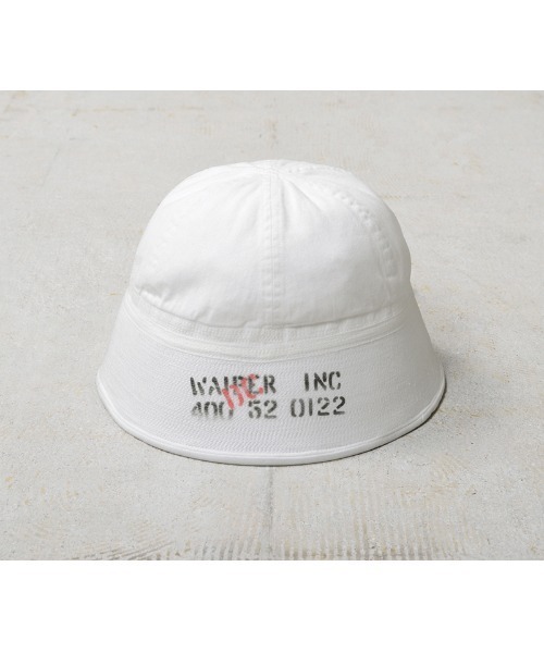 WAIPER.inc(ワイパーインク)の「WAIPER.inc 米軍 セーラーハット STENCIL WHITE【WP1116】(ハット・メンズ・ホワイト・L/M/XL)」の10枚目の写真