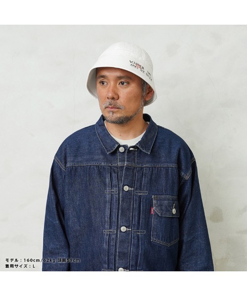 WAIPER.inc(ワイパーインク)の「WAIPER.inc 米軍 セーラーハット STENCIL WHITE【WP1116】(ハット・メンズ・ホワイト・L/M/XL)」の6枚目の写真