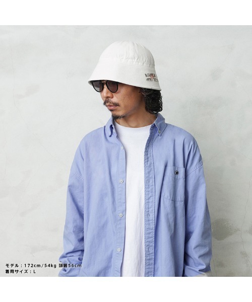 WAIPER.inc(ワイパーインク)の「WAIPER.inc 米軍 セーラーハット STENCIL WHITE【WP1116】(ハット・メンズ・ホワイト・L/M/XL)」の4枚目の写真