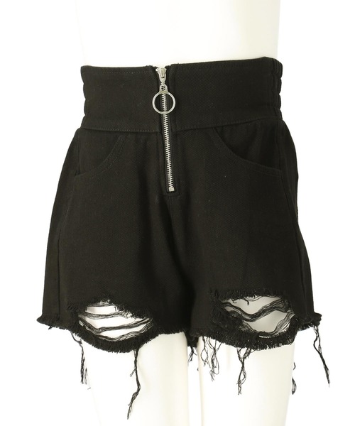 ANAP kids(アナップキッズ)の「ハイウエストリングジップデニムショートパンツ【ジュニアお揃い】(その他パンツ・キッズ・ブルー/ブラック/ライトブルー・110cm/120cm/130cm)」の18枚目の写真