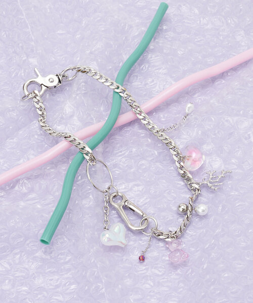 CIAOPANIC（チャオパニック）の「MIXチャームネックレス（ネックレス・レディース・シルバー系その他/シルバー/シルバー系その他2・FREE）」の7枚目の写真