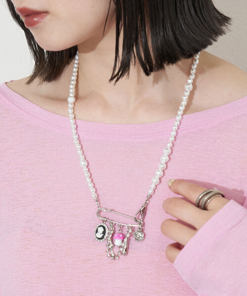 CIAOPANIC（チャオパニック）の「MIXチャームネックレス（ネックレス・レディース・シルバー系その他/シルバー/シルバー系その他2・FREE）」の14枚目の写真