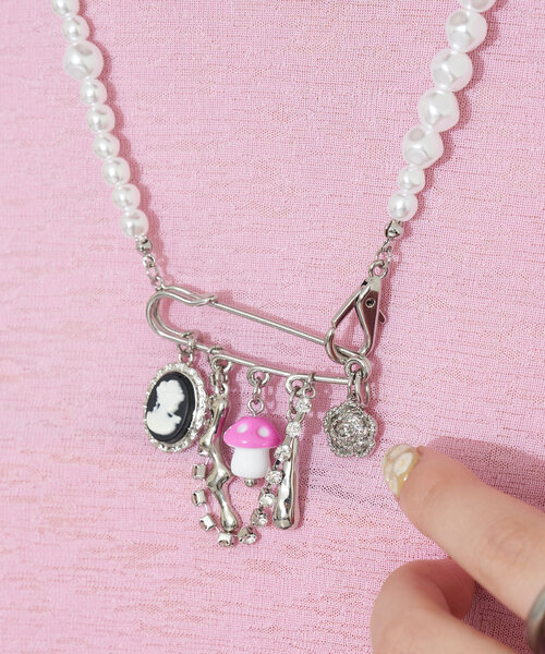 CIAOPANIC（チャオパニック）の「MIXチャームネックレス（ネックレス・レディース・シルバー系その他/シルバー/シルバー系その他2・FREE）」の15枚目の写真