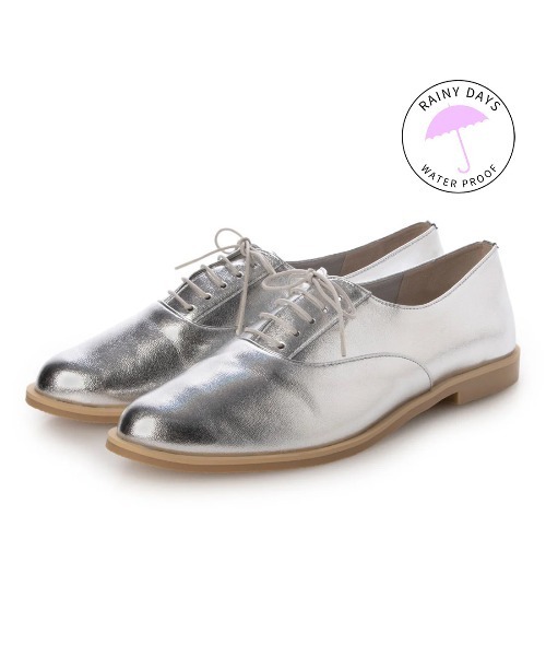 Launa lea(ラウナレア)の「【レイン対応】レースアップシューズ(R9023)(レインシューズ・レディース・シルバー/ブラック/アイボリー・23.0cm/23.5cm/24.0cm/24.5cm/25.0cm/22.5cm/25.5cm/22.0cm)」の8枚目の写真