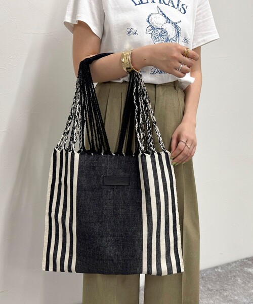 fredy emue（フレディエミュ）の「【MoonBird /ムーンバード】メキシカンハンモックバッグ（トートバッグ・レディース・ブラウン系その他/グレー系その他/オレンジ系その他/ブラック系その他/ホワイト系その他・FREE）」の2枚目の写真