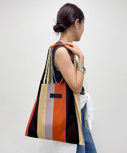 fredy emue（フレディエミュ）の「【MoonBird /ムーンバード】メキシカンハンモックバッグ（トートバッグ・レディース・ブラウン系その他/グレー系その他/オレンジ系その他/ブラック系その他/ホワイト系その他・FREE）」の9枚目の写真